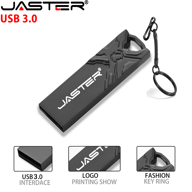  New Free LOGO USB Flash Drive 3.0 High Speed 64GB Black Metal Memory Stick 32GB Pen Drives 16GB U Disk Photography Gift Keychain 
