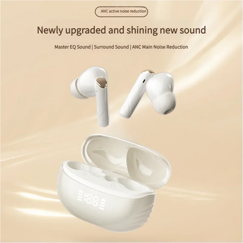 Lenovo ワイヤレス Bluetooth インイヤーイヤホン ANC メインノイズリダクションイヤホン IP55 防塵防水ゲーミングヘッドフォン