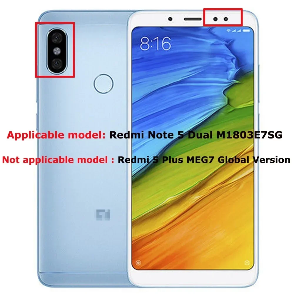 For Xiaomi Redmi Note 5 Dual M1803E7SG M1803E7ST M1803E7SC LCD Display Touch Screen Digitizer With Frame Tools