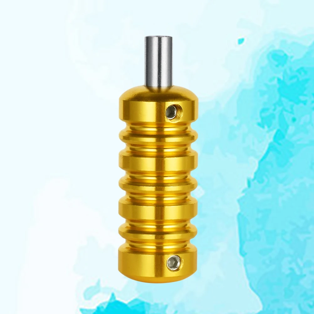 

1 шт., алюминиевая трубка для татуировки, золотая, прочная, легкая, для трубки с ручкой, боди-арт, шейдерный вкладыш, постоянный