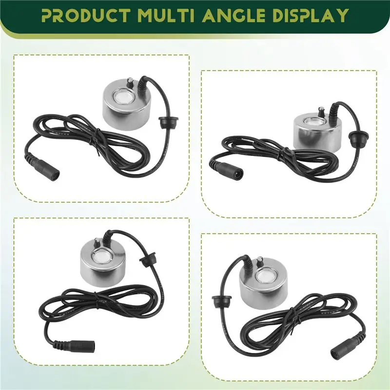 【NEW A39M】 Ultrasonic Mist Maker Aluminum Mist Fog Maker For Water Fountain Pond Rockery Fish Tank Vase Birdbath 350Ml/H Mini 20