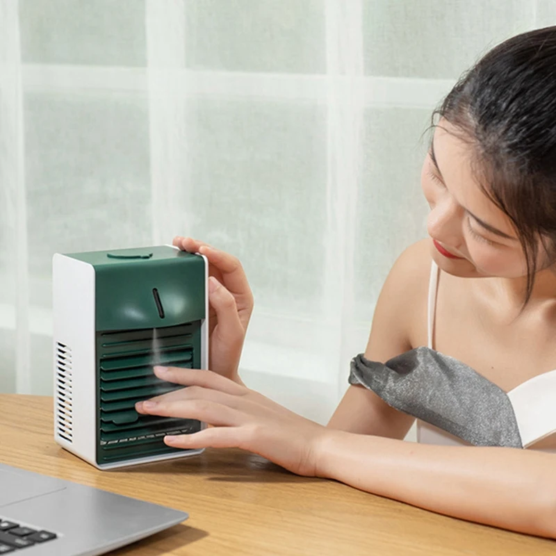 Máy lạnh di động Trang chủ Máy làm mát bằng ion âm không khí mini Làm lạnh mạnh mẽ Làm lạnh không khí điều hòa 3 tốc độ Làm mát cực nhanh