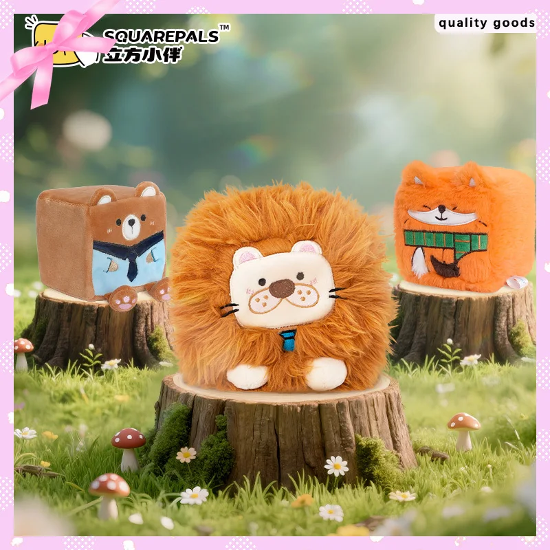 

Cube With 10cm Fox Poodle Dog Cat Animal Kneading Music Plush Doll Slow Rebound Decoration Birthday Gift Decompression Toy