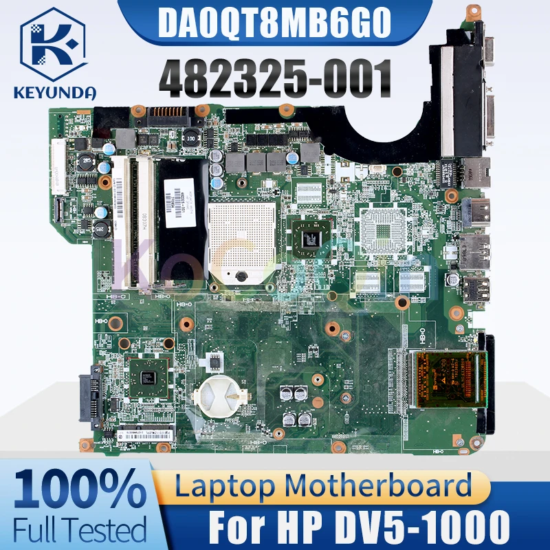 DA0QT8MB6G0 For HP DV5-1000 Laptop Motherboard 482325-001 Notebook Mainboard Full Tested