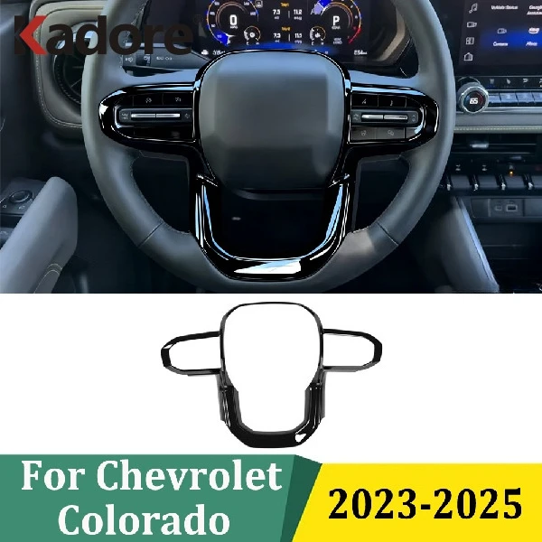 

Для Chevrolet Colorado 2023 2024 2025 защитный чехол на руль из углеродного волокна, накладка, наклейка, Стайлинг автомобиля, аксессуары для интерьера