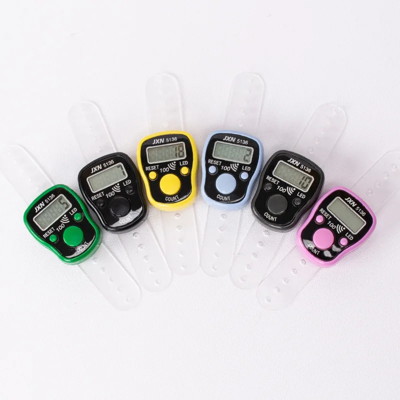 Penghitung Jari Penghitung Cincin Penghitung Elektronik Tombol Penghitung Visual Penjaga Pelacak Perangkat Penghitung Genggam Mini