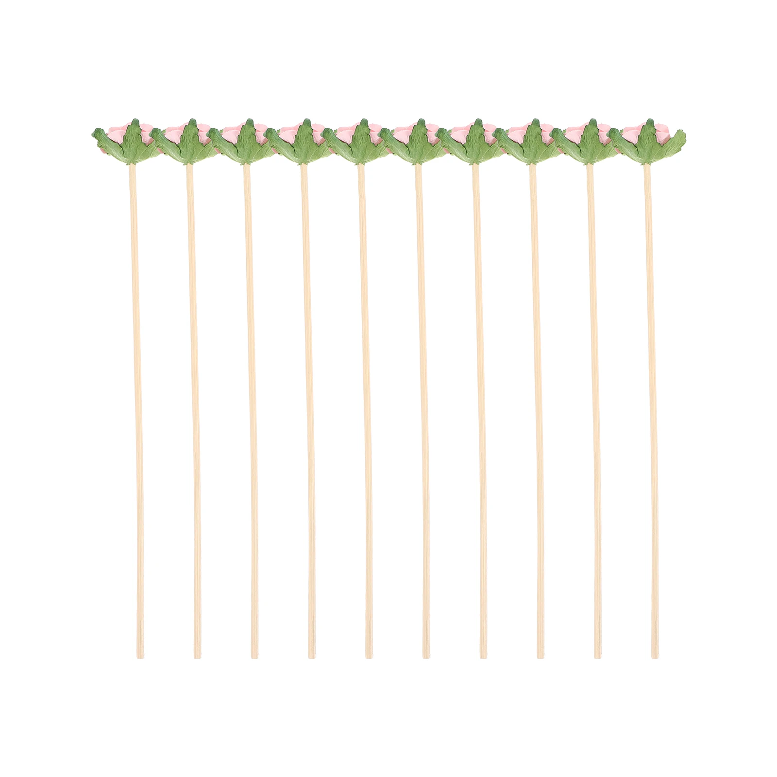 

10pcs Sticks Aroma Diffuser Unique Flower Design Essential Oil Vines Rattan Sticks Lavender Bedroom Office Decor