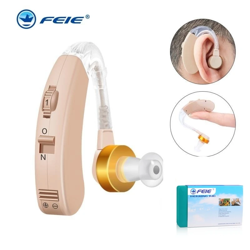 Cheap Audifonos Para Sordos Powerful Headphones Mini BTE Hearing Aids For Severe Profound Deaf Loss Same S-139