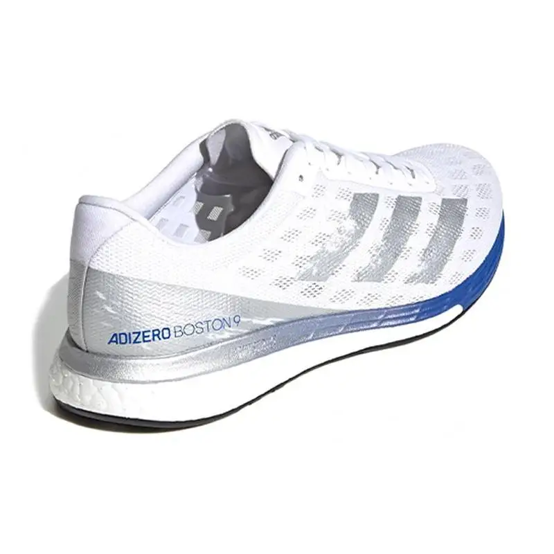 adidas Adizero Boston 9 'Silver Metallic Royal Blue' รองเท้าผ้าใบรองเท้า EG4672