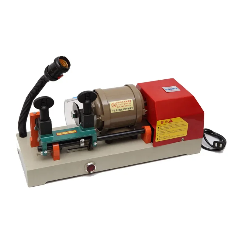 Duplicador de llaves electrónico Máquina cortadora de llaves horizontal, fresado de precisión para uso doméstico, automotriz y comercial