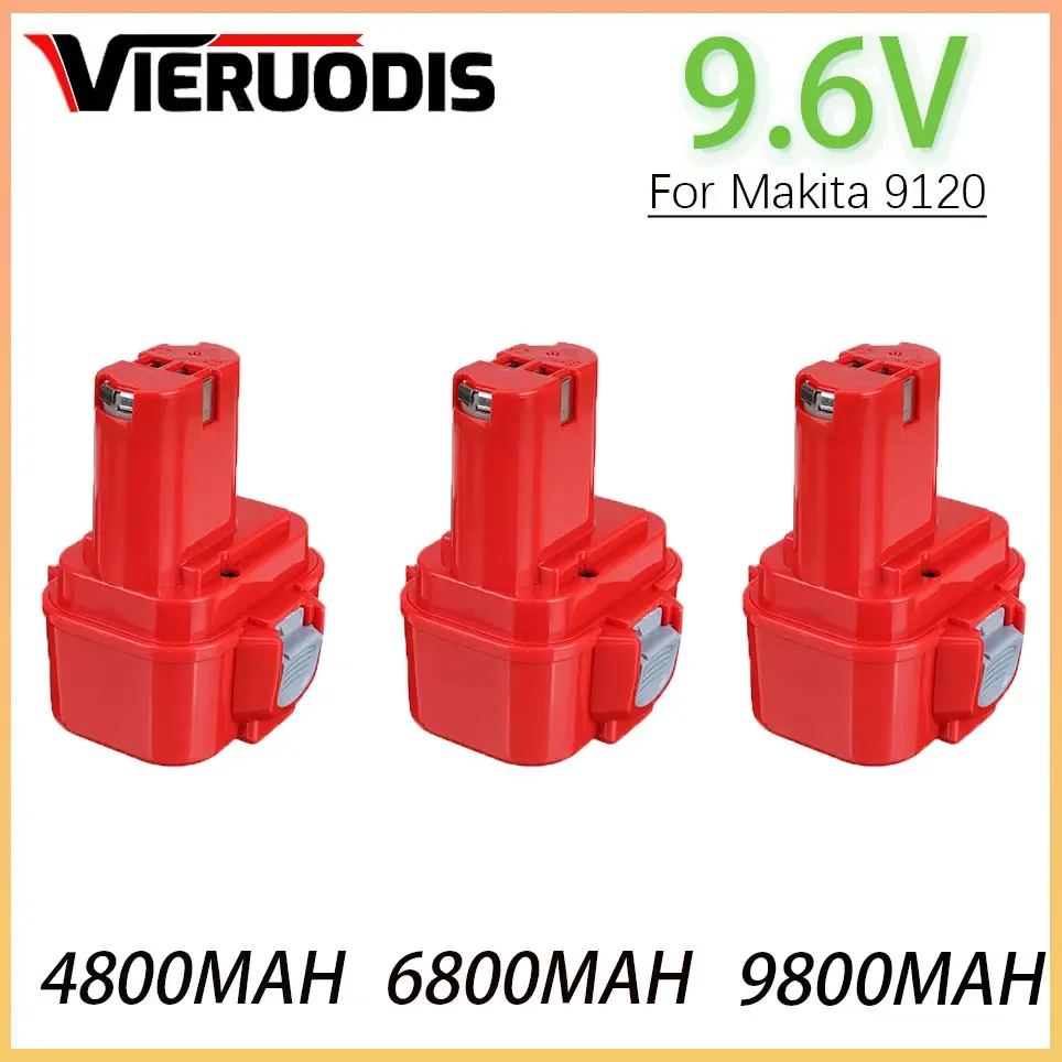 

For Makita 9.6V 4.8AH 6.8AH 9.8AH NI-MH Power Tools Battery MAKITA 9120 9122 9133 9134 9135 9135A PA09 6222D 6260D L70