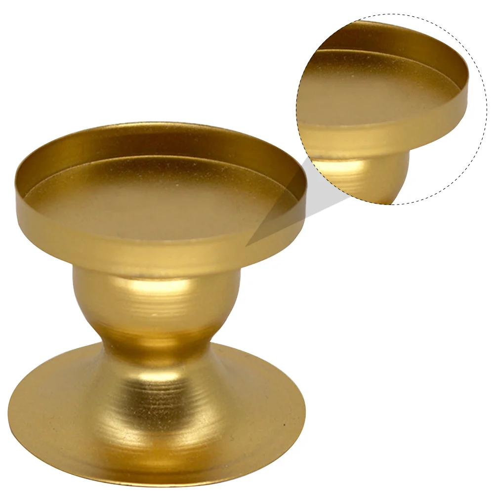 

1Pcs American Style Holder Wrought Iron Decorative Candlestick for Home Dining Room Living Room Bar Holder