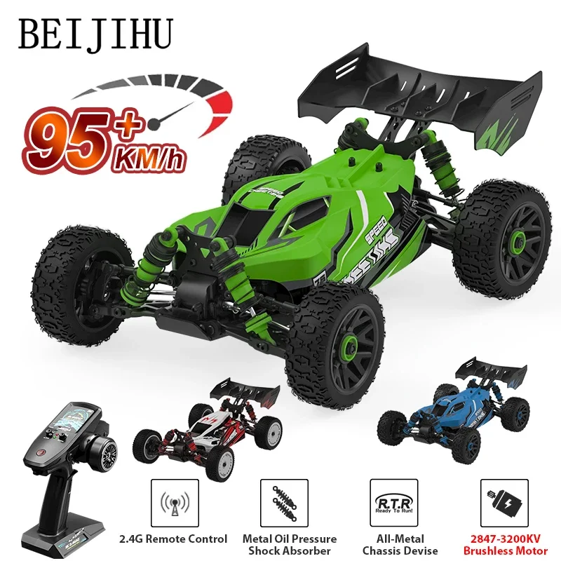 1:14 95KM/H Brushless RC Car Professional 4WD Electric High Speed Off-Road Remote Control Drift Toys for Kids Sample