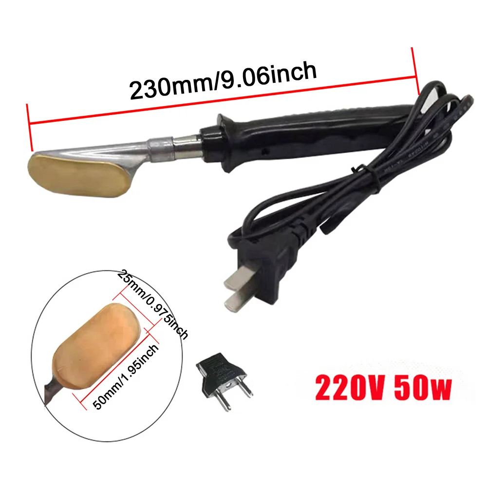 50W Electric Soldering Iron 20 Rods Plastic Welding Machine Smoothing Tool Plastic Crack Repair Spatula For Car Bumper Repair