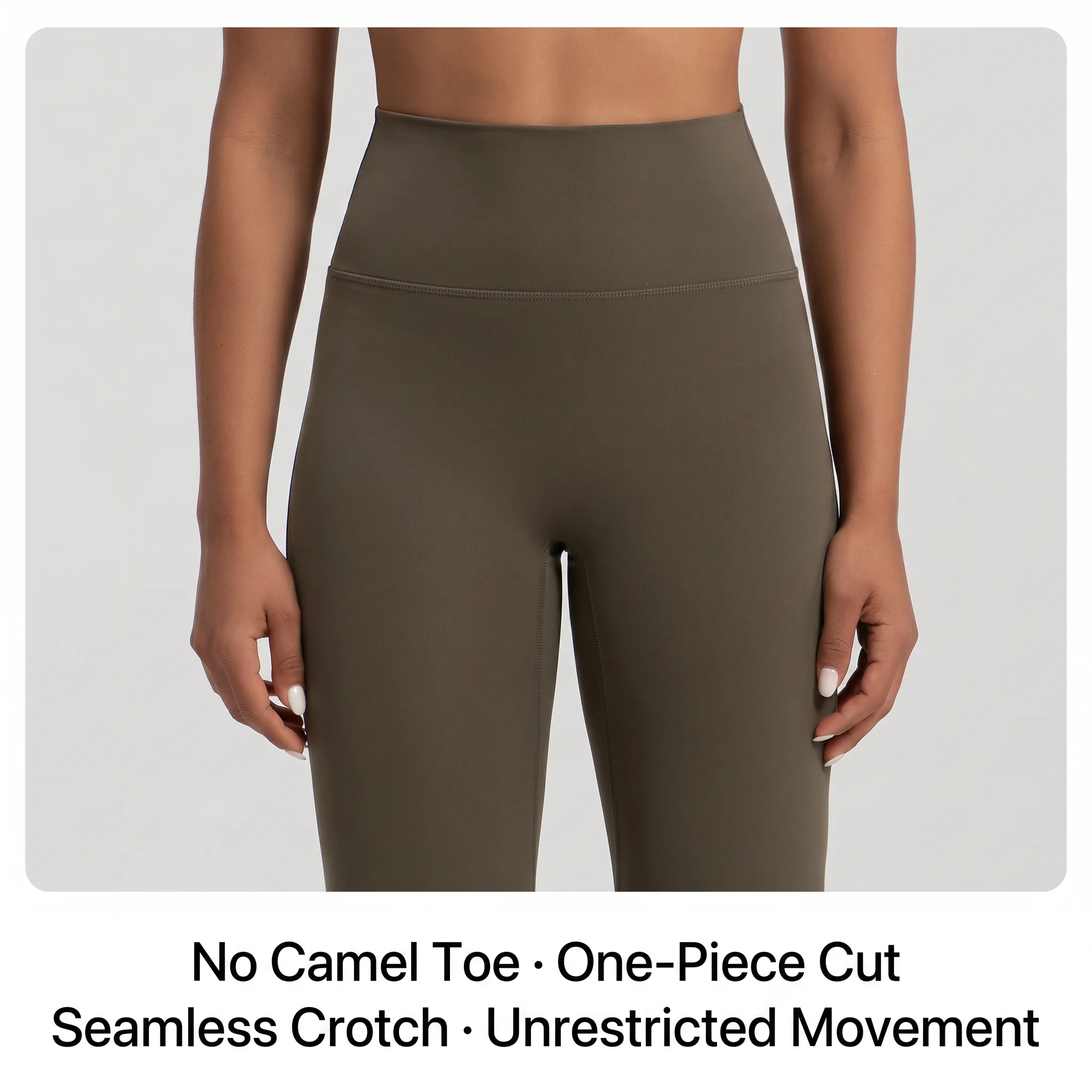 Damen High-Waist Po-Lifting Flared Yoga-Hose Sexy Sport-Tights Elastische Weite Bein Fitness Workout Yoga-Leggings – Detail 4