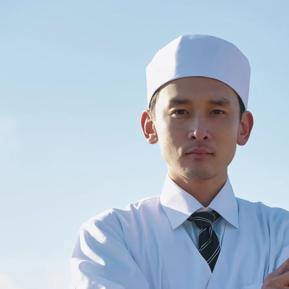 Casquettes de chef de cuisine respirantes unisexes, chapeaux de chef, travail de cuisine, service alimentaire, hommes et femmes, 2 pièces