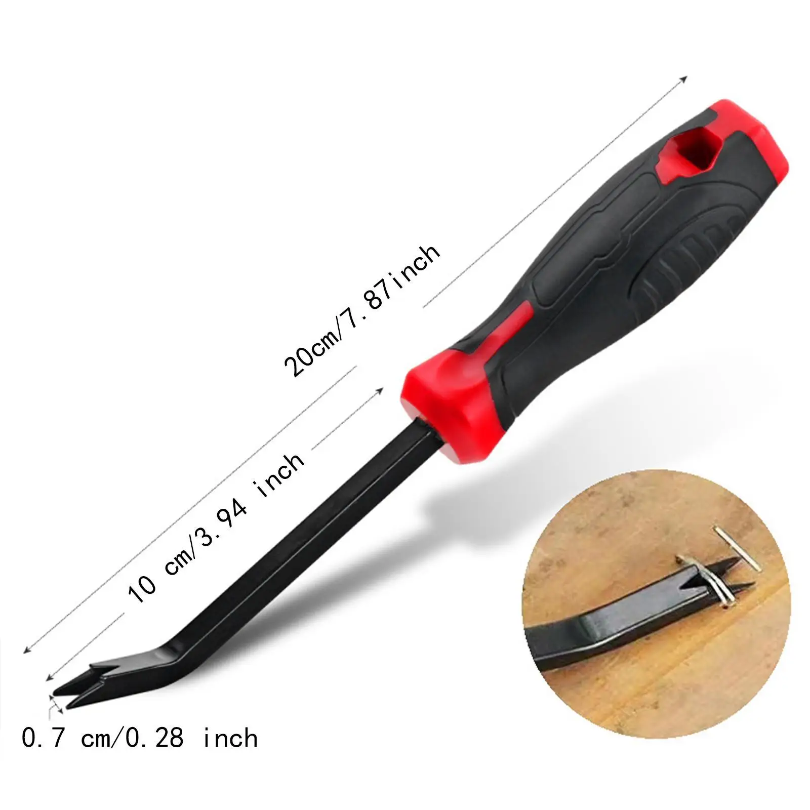 Устройство для удаления скоб, удобная ручка, профессиональный сверхмощный инструмент для удаления скоб для офисной пола, мебели, картонная коробка, деревянный корпус