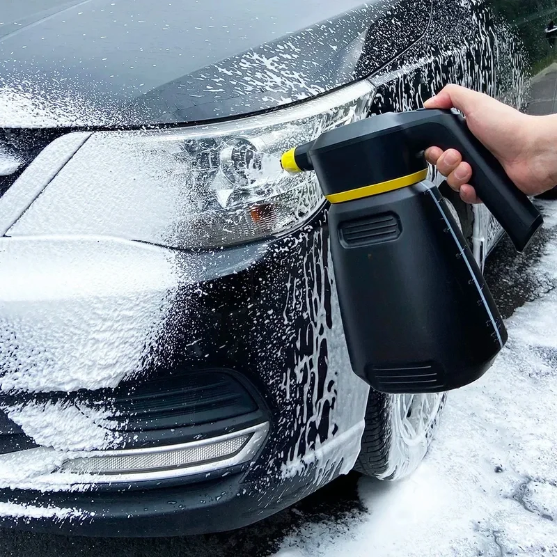 Electric Foam Sprayer Car Wash Motorcycle Clean Detailing Snow  Cannon High Pressure Water Gun  Generator Lance Wap Manual