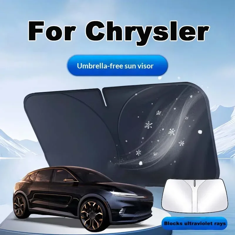 

Солнцезащитный козырек на лобовое стекло для Chrysler 300 300C 2011-2022 2023 2024, складной, блокирующий УФ-лучи