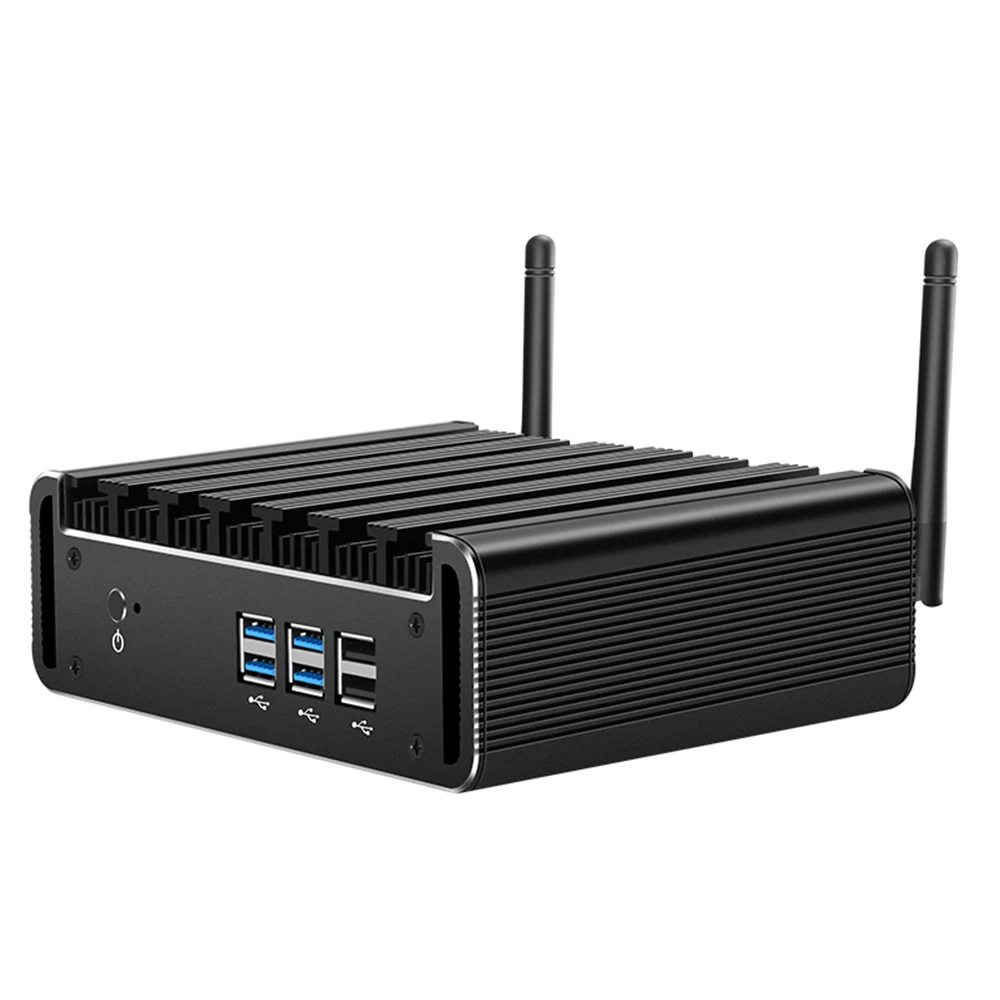 Mini PC Intel Core i7-5500U 8 GB di RAM 128 GB-512 GB SSD Windows 10 300 Mbps Wi-Fi HDMI VGA 8 * USB Computer da ufficio