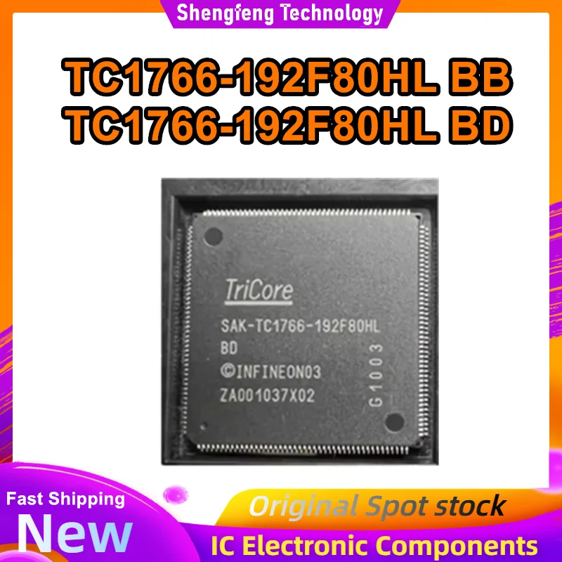 SAK-TC1766-192F80HL BD SAK-TC1766-192F80HL BB 192F80HL LQFP-176 Chip computer di bordo per auto in magazzino Nuovo originale