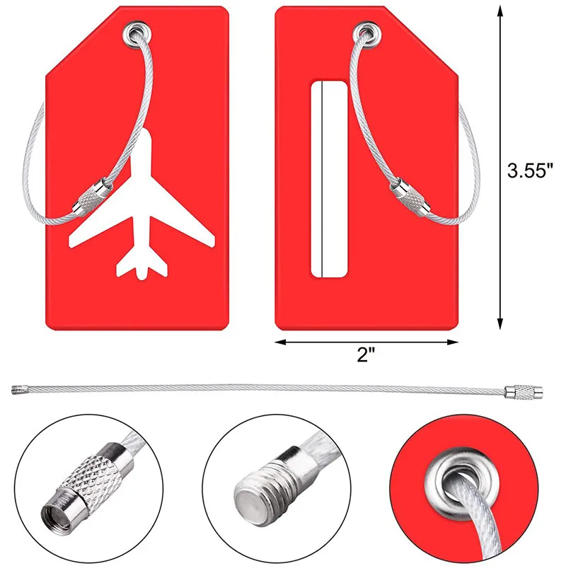 Бирки для багажа, чемодана для багажа унисекс - Фотография_3