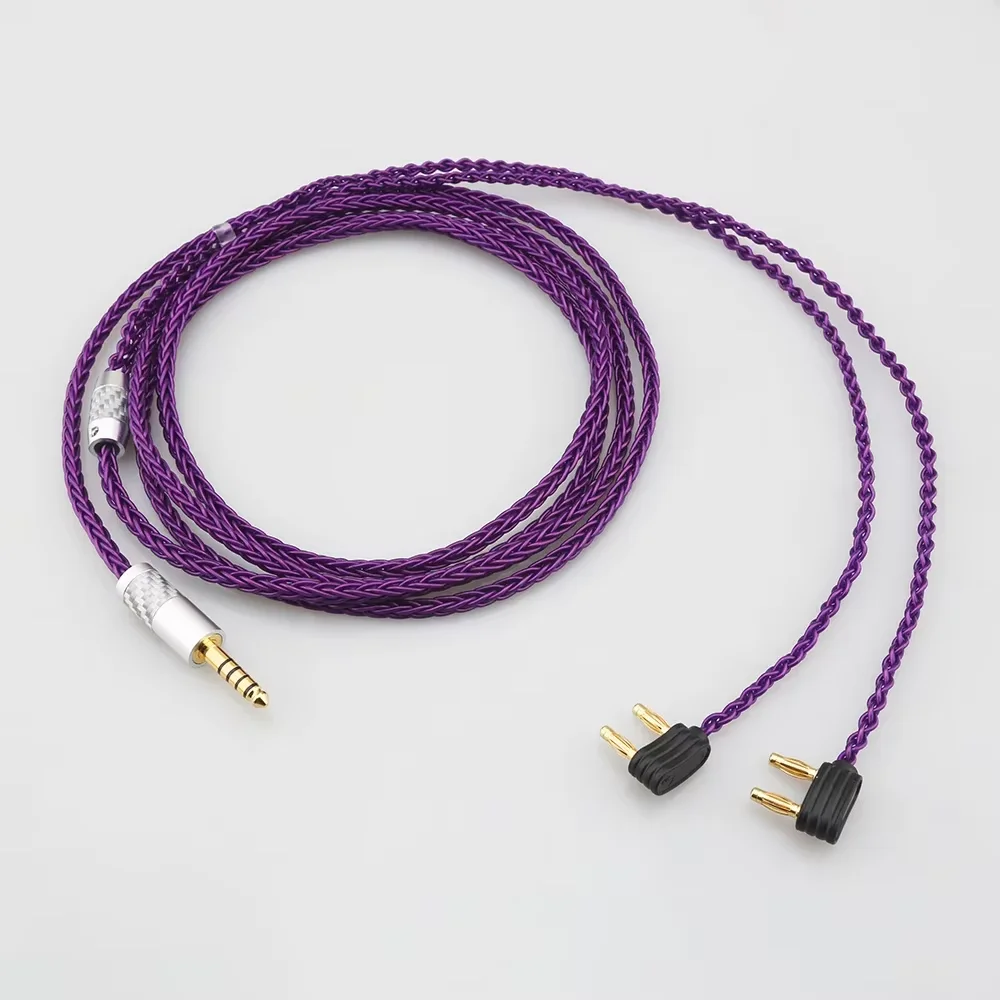 HIFI Silver Plated Earphone Cable 3.5mm 4.4mm XLR for Austrian 800s Ud701 the Composer Headphone High Fidelity Audio Cable
