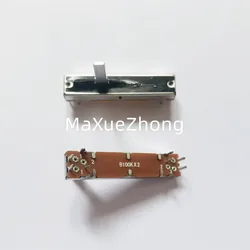 Original new 100% 3021G B100K 45mm 4.5cm straight sliding push-pull potentiometer adjustable light mixer faders (SWITCH)