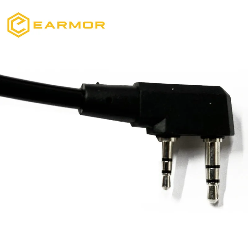 EARMOR M52 Tactical PTT Adapter,Activated Push-To-Talk,Integrated Into M32/M32H Hearing Protector Communication Headsets