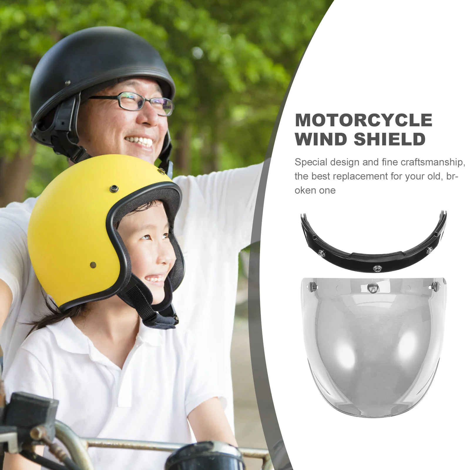 عدسة بديلة لواقي الدراجة النارية عالية الجودة من أجل ركوب الدراجات والمطر والحماية من أشعة الشمس والسلامة الخارجية