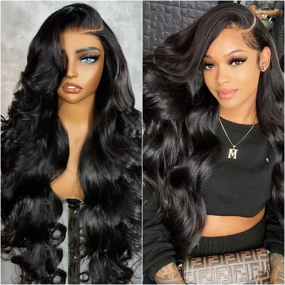 200 الكثافة الطبيعية الجسم موجة 5x5 غلويليس الدانتيل شعر مستعار أمامي البرازيلي 13x6 HD الدانتيل الشفاف أمامي خصلات الشعر المستعار الإنسان للنساء