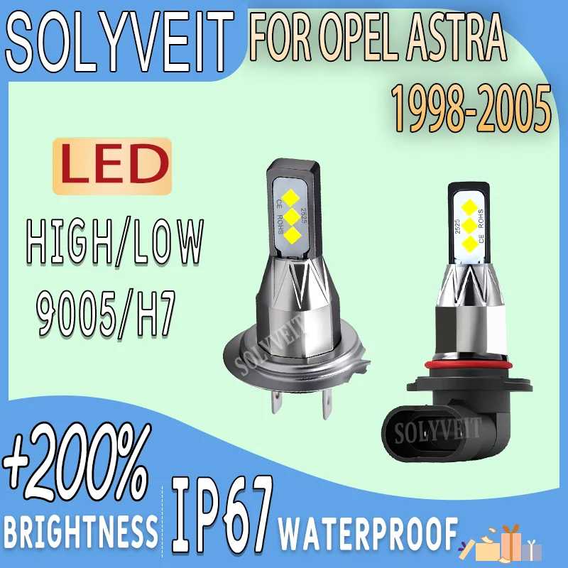 

Lights Up Farther Distances 9005 H7 car Headlight high/low beam LED For Opel Astra 1998 1999 2000 2001 2002 2003 2004 2005