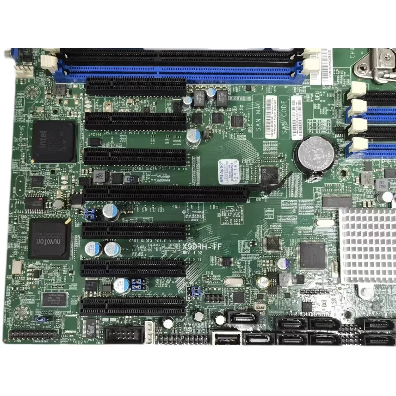 Dual-Channel Server Mainboard, suporta divisão, 7 Slots PCI, X9DRH-iF, 2011, X79, DDR3