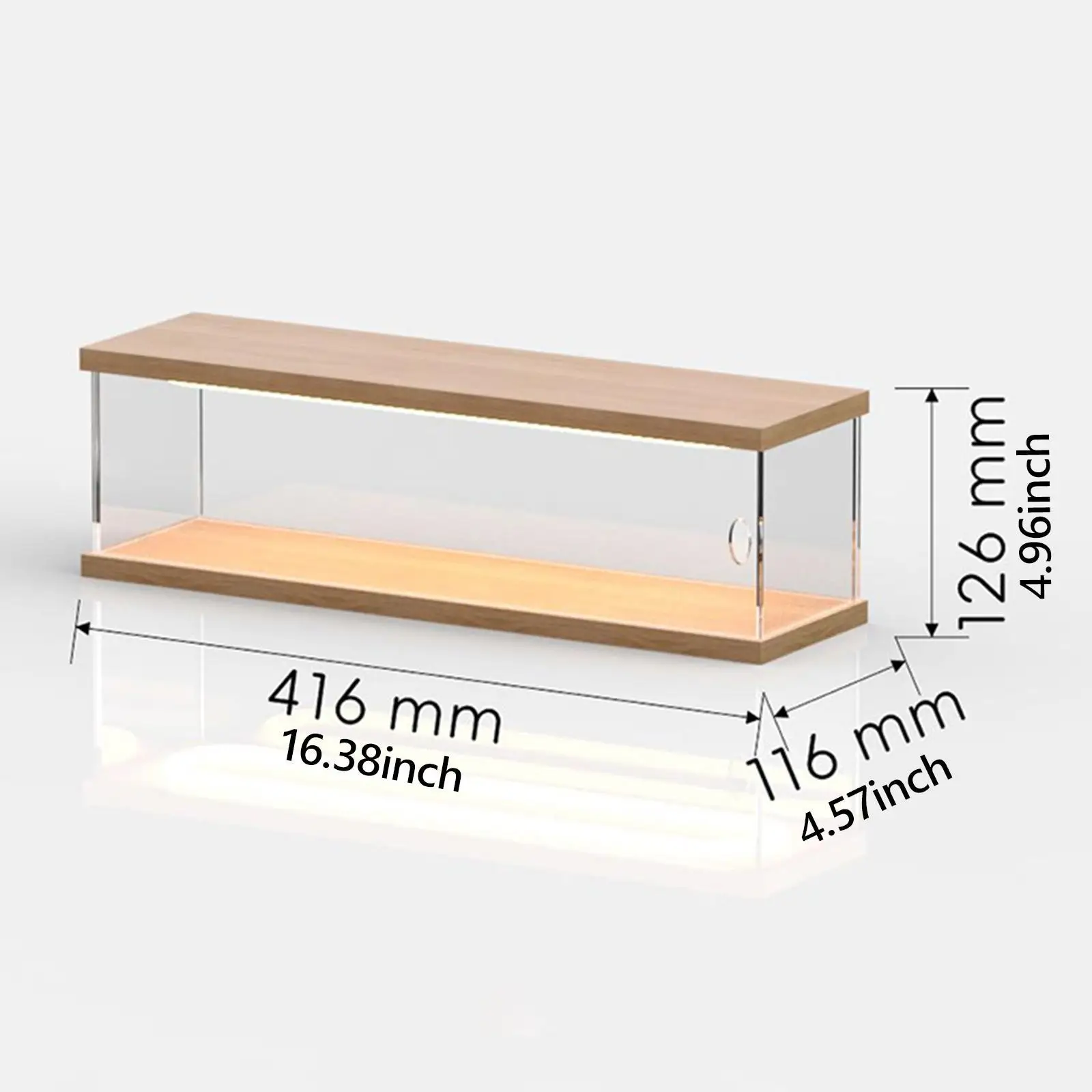 Maßstab 1:64 Diecast Model Car Vitrine Mini Vehicle Model Display Storage