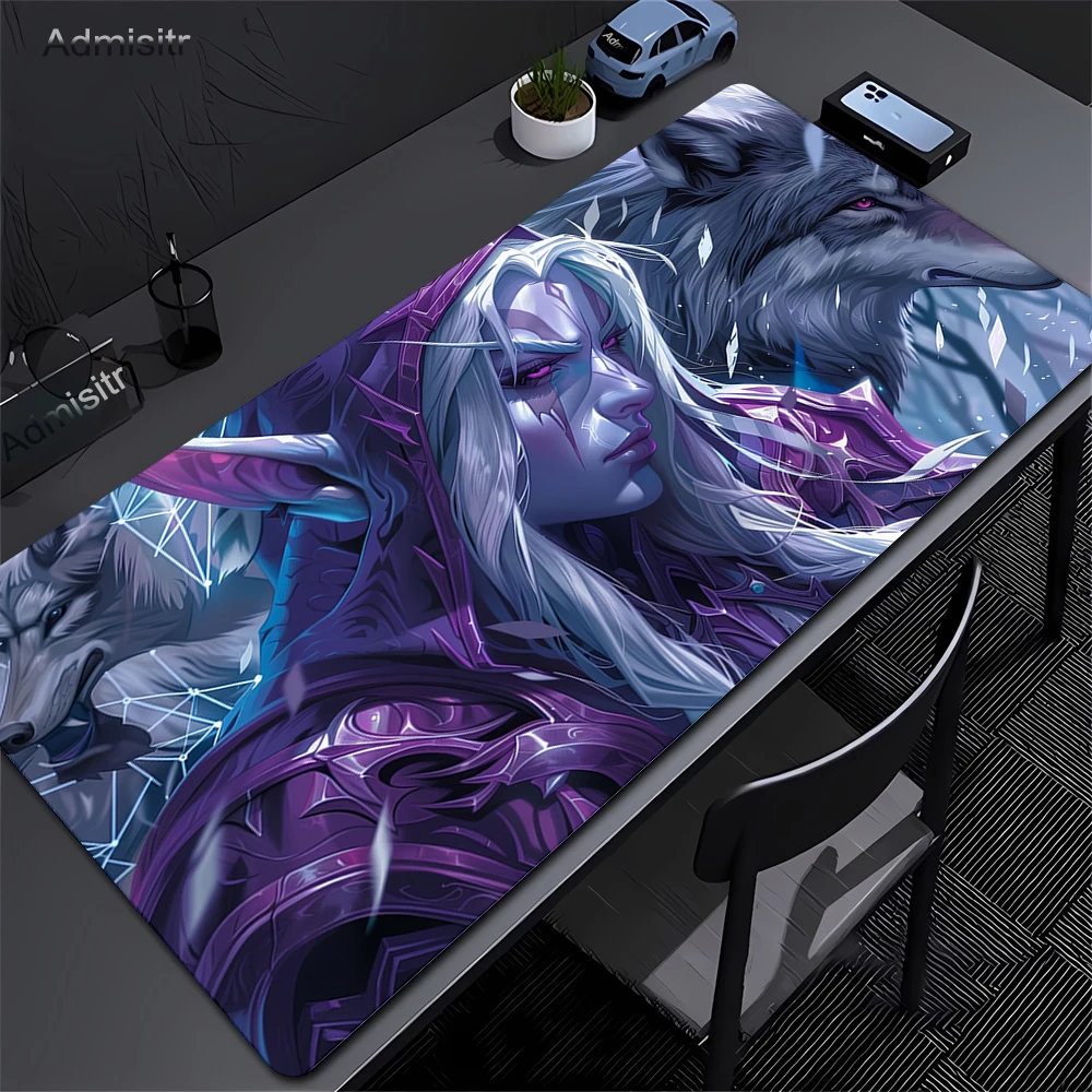 Anime Mousepad World of Warcraft Gamer Gaming Mouse Pad Pc Computer Accessories Desk Mat Xxl Game Mats Deskmat Office Mause Pads