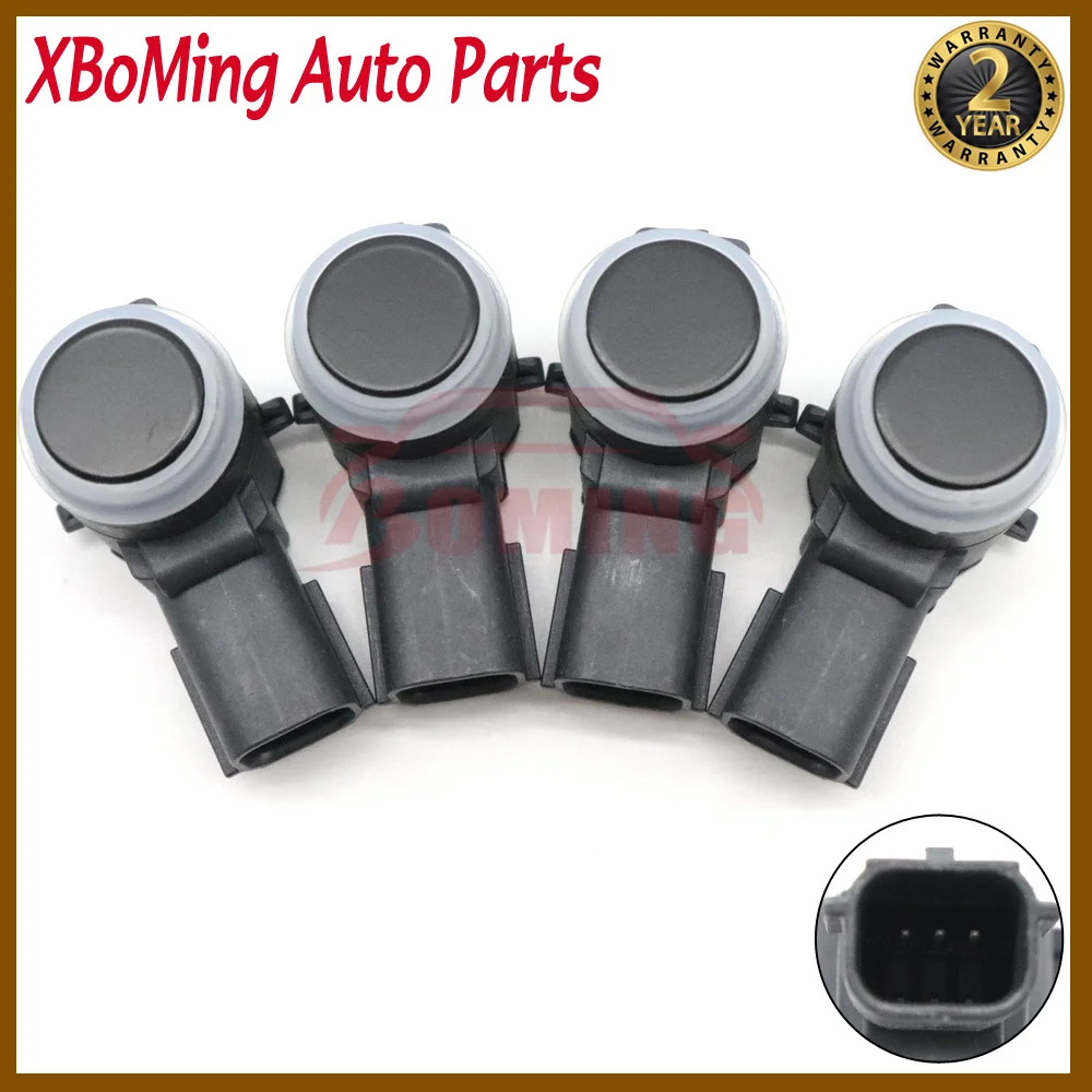 

Set of 4 Car Assist PDC Parking Sensor Bumper Reverse Assist For Cadillac 23105838