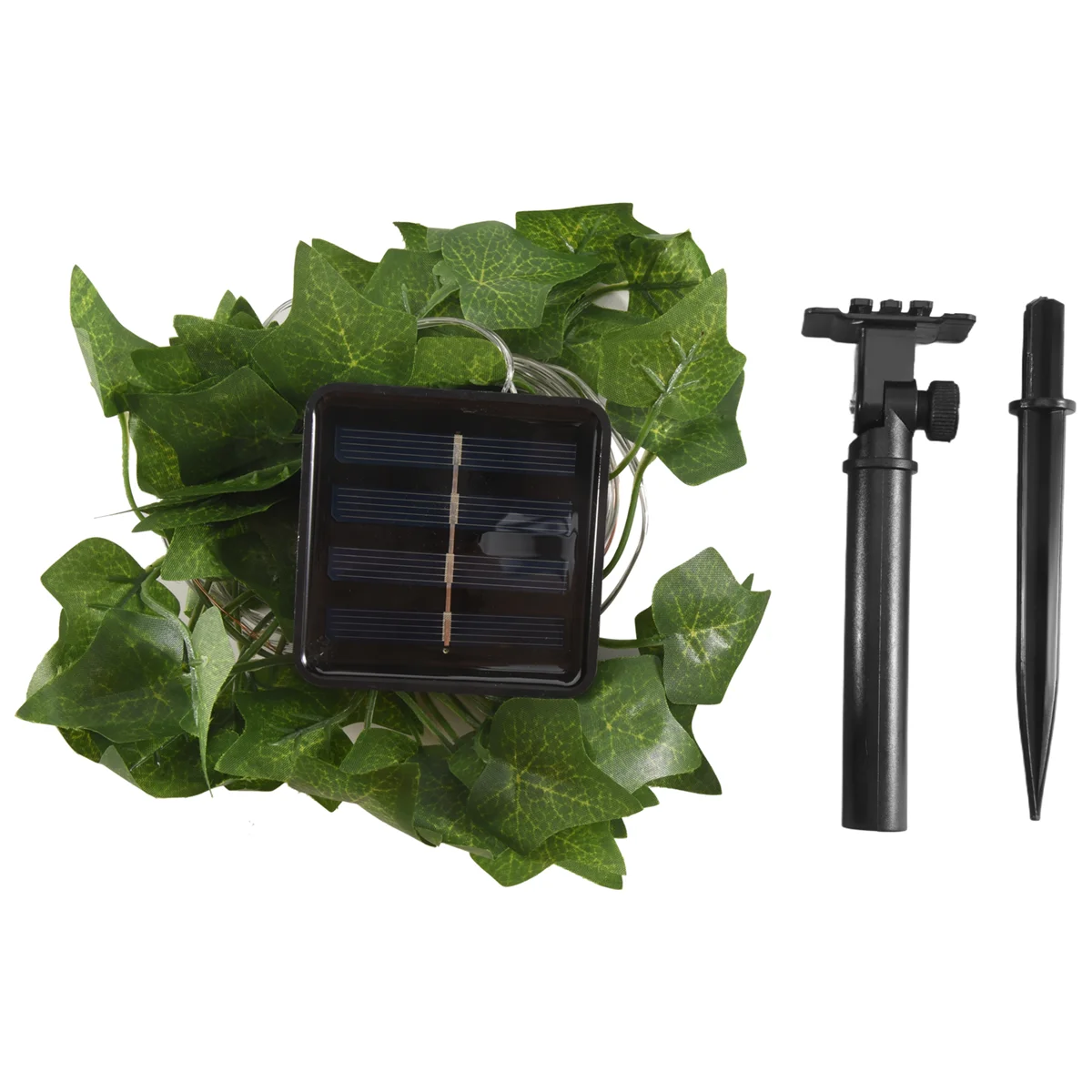 ABJS Солнечные фонари Кленовый лист Гирлянды Водонепроницаемая уличная гирлянда Солнечная лампа Рождество для украшения сада-2M 20LED