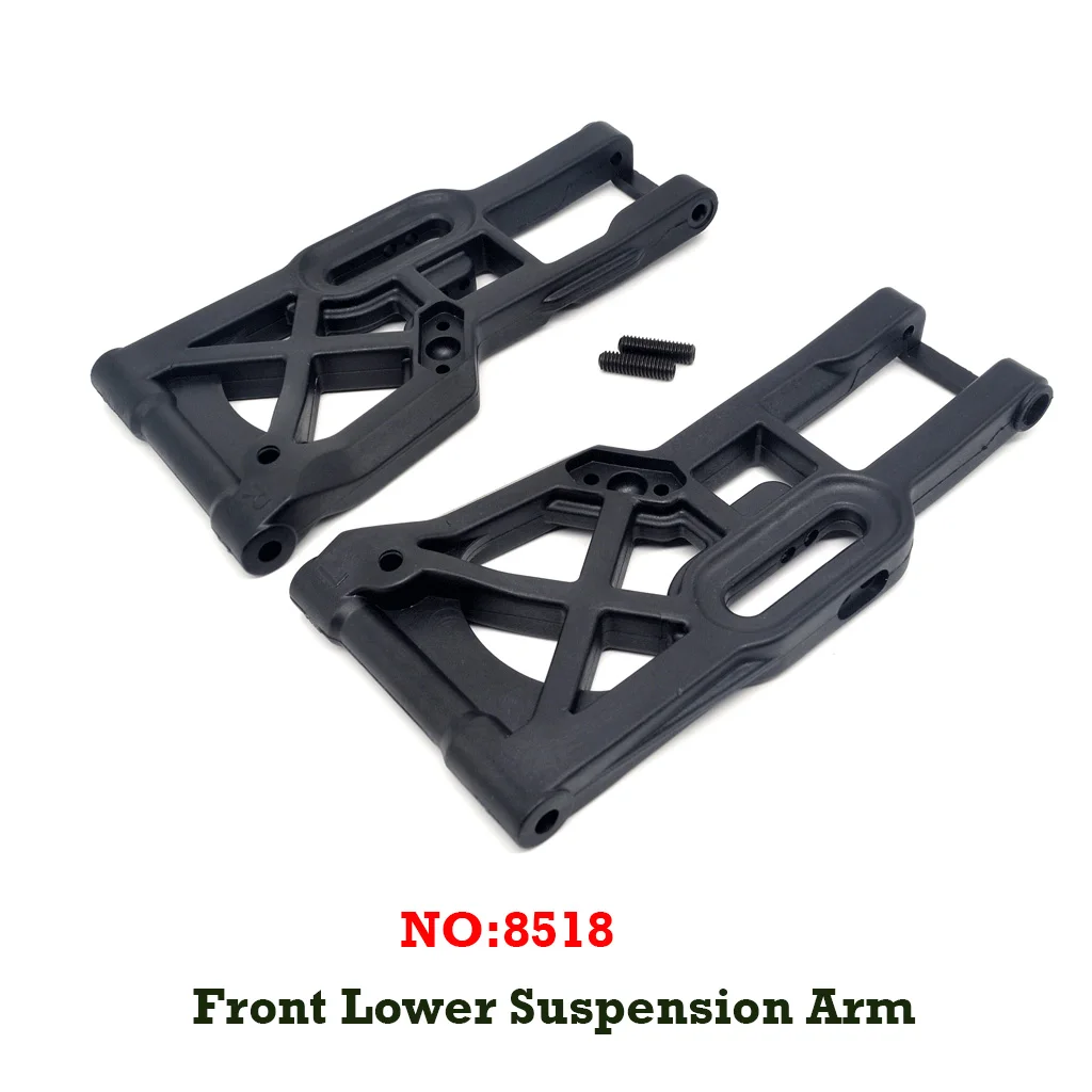 Front Rear Lower Suspension Arm Lower Swing Arm #8518 #8519 for ZD Racing 1/7 EX-07 EX07 RC Car Original Upgrade Parts