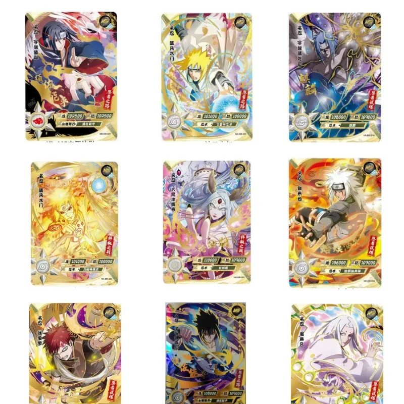 

Genuine KAYOU Naruto TCG Miracle Rare (MR) High-Tier Single Cards Uchiha Sasuke Uzumaki Naruto Namikaze Minato Collectible Gift