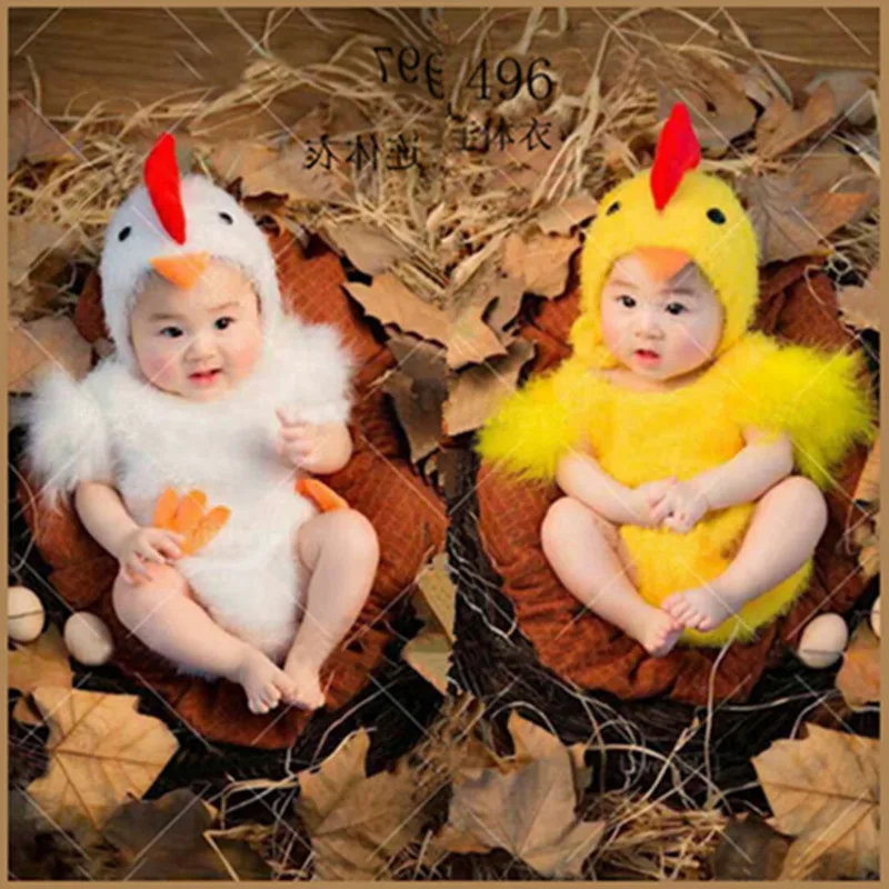 

Chicken Baby Photography Suit Newborn Baby Infant Studio Shoot Costume Outfits Party Cosplay Costumes