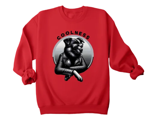 Polarshe cooler Hund, originelles Design, lustiges Geschenk, Welpe, schwarzer Hund, lustiges Geschenk/Sweatshirt