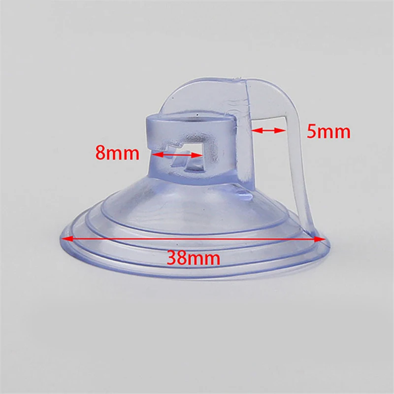 10Pcs 3.5CM/4.5CM Suction Cup Car Sunshade Car With Vacuum Strong Transparent Glass Suction Car Sun Visor Suction