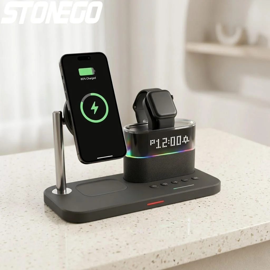 15w-5-in-1-wireless-charging-pad-magnetic-for-iphone-airpods-samsung-galaxy-clock-function-phone-accessories