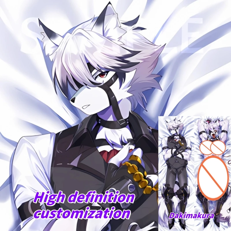 

Dakimakura Anime Pillow Case Zenless Zone Zero Von Lycaon Double-sided Print Of Life-size Body Pillowcase Gifts