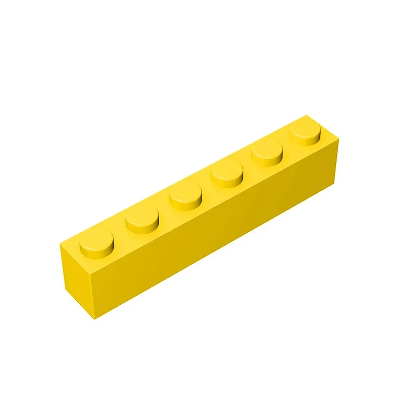 Gobricks GDS-535 Ziegel 1 x 6, kompatibel mit Lego 3009 Teilen, technischen DIY-Bausteinen für Kinder
