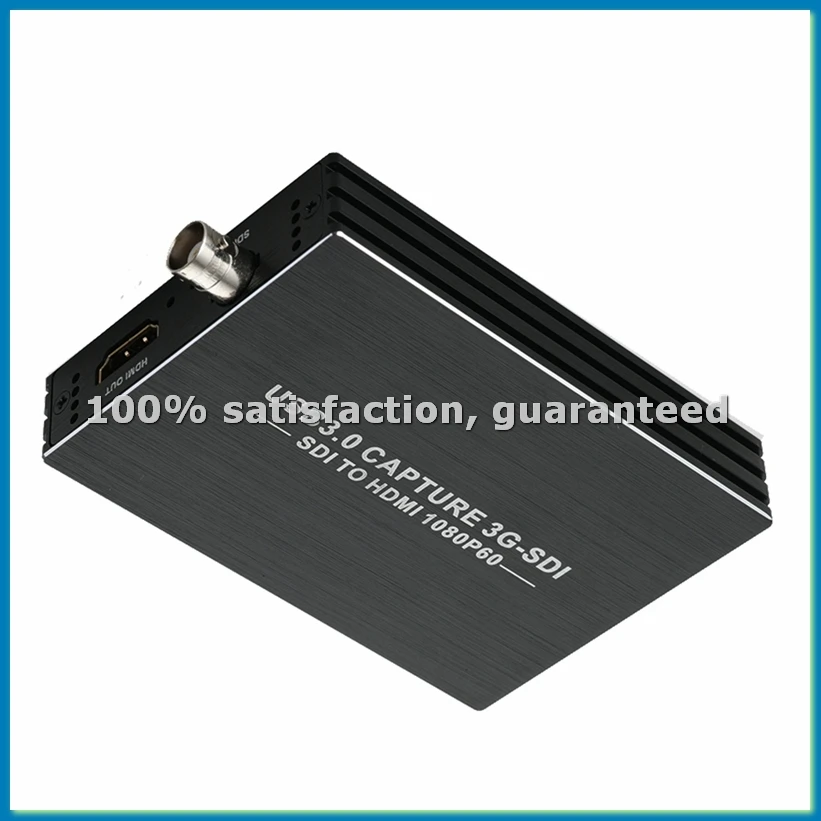 

Карта видеозахвата USB3.0 3G-SDI HD 1080P 60 Гц, устройство для захвата видео, адаптер-конвертер SDI в HDMI - A23U