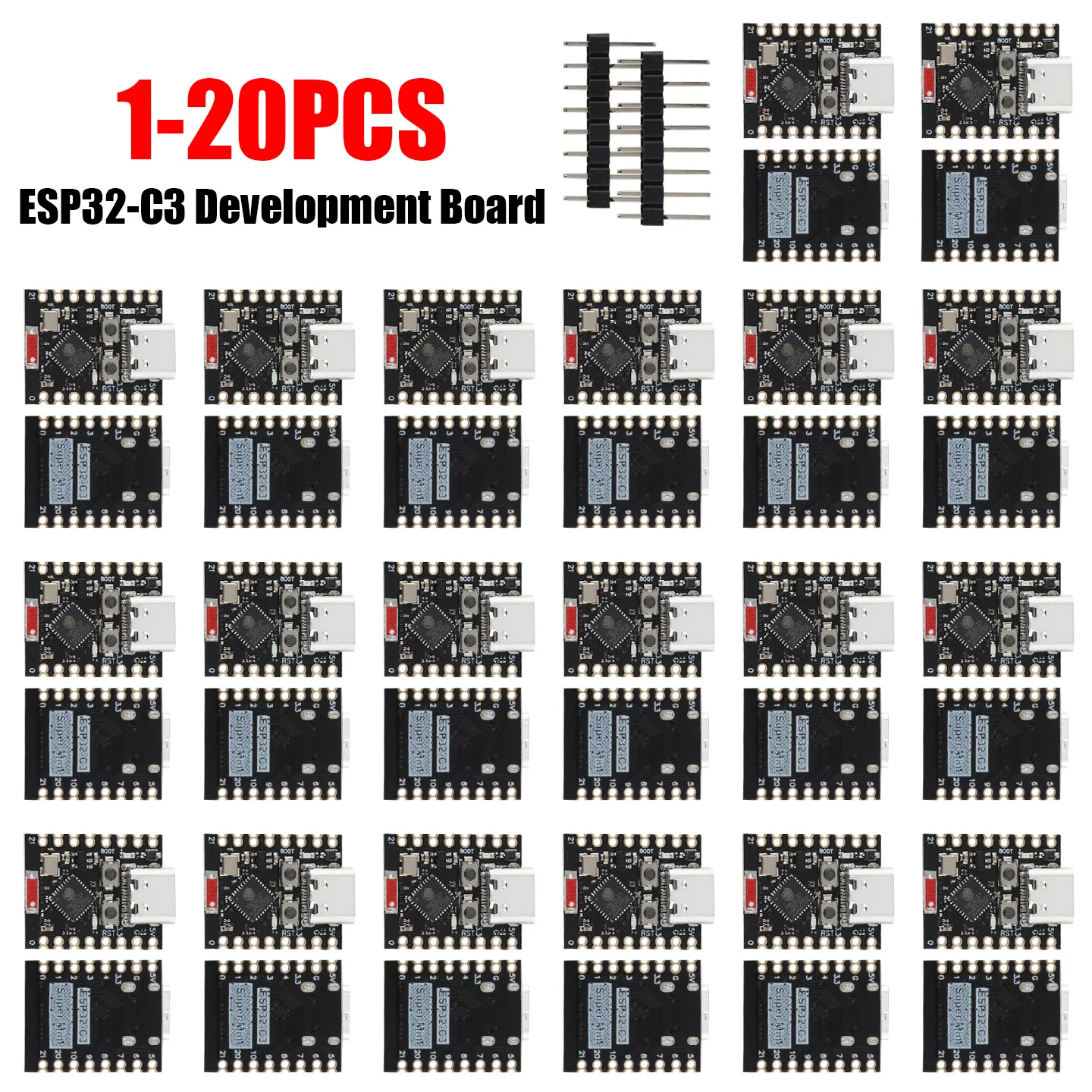 1-20PCS ESP32-C3 Development Board ESP32 SuperMini Development Board ESP32 Development Board WiFi Bluetooth For Arduino XCW