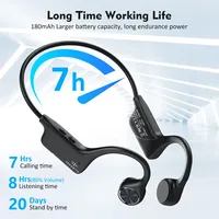 Bone Conduction Headphones Bluetooth Wireless Earphones Waterproof Sports Headset with Mic for Workouts Running Driving