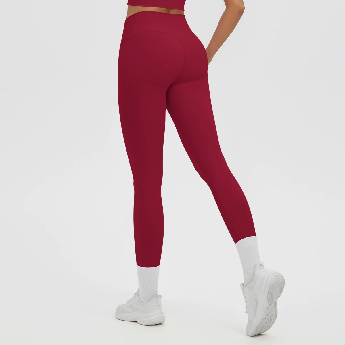 High Waist Quick-Dry Woman Yoga Pants Summer Breathable Gym Running Workout Women Leggings Solid Color Women's Sports Pants