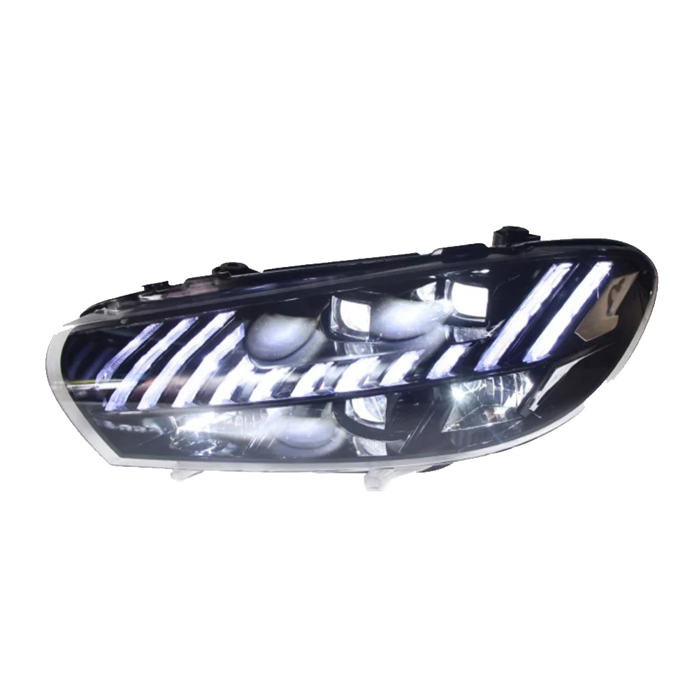 Car Headlight For Volkswagen VW Scirocco 1.4T 2.0T Front Lamp Modification Audi RS Matrix Style LED Daytime Running Light